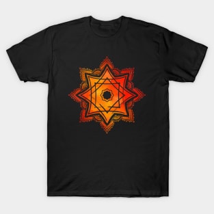 Watercolor Star of Lakshmi - Ashthalakshmi T-Shirt